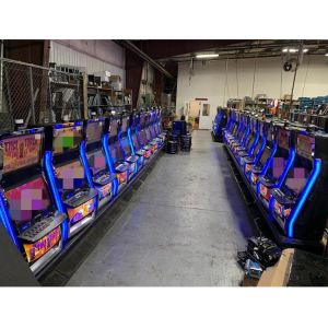 Multilingual Skill Arcade Games Cabinets Durable Thickened Material