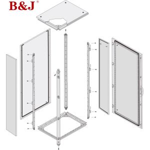 Buy cheap Free Standing Industrial Electrical Enclosures 1.5mm Thickness Sheet Steel product