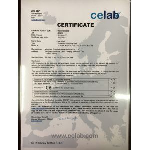 Wenzhou Zhenda Packing Machine Co., Ltd. Certifications