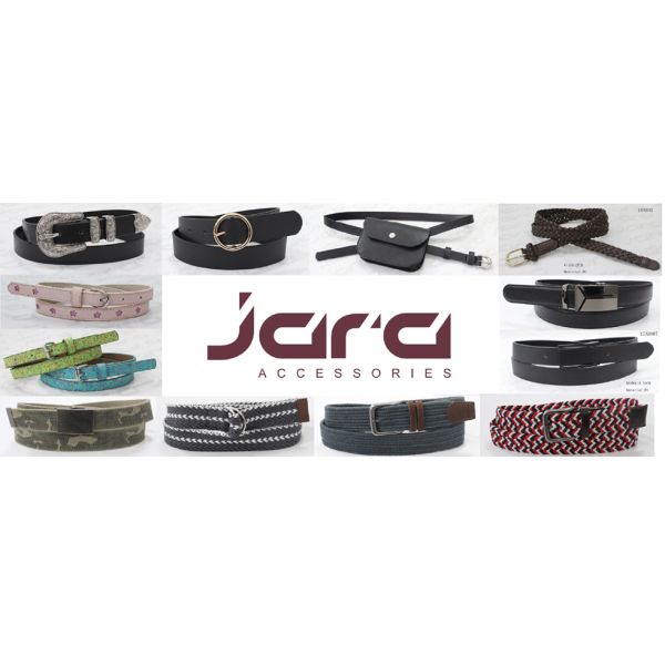 Solid Color Metal Tip Polyester Webbing Belt Nickel Steel Buckle Available