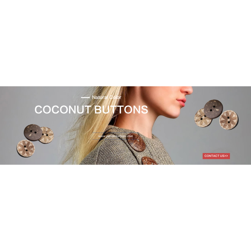 a large range of coconut buttons, our most popular coconut button is finished with a glaze which is available in various colours and sizes.