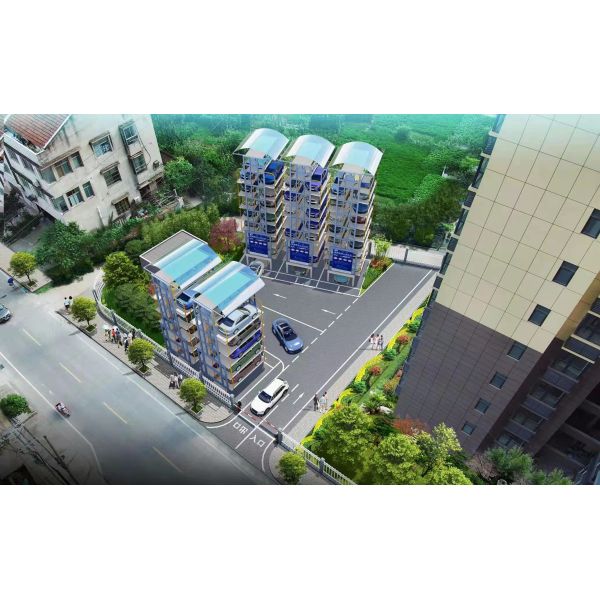 2 Ton Vertical Car Parking System , Automatic Parking Tower CE