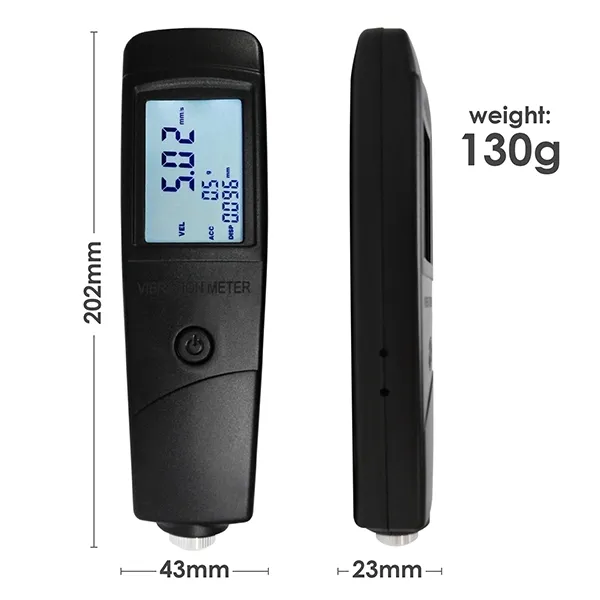 VM-213 Vibration Meter in use for machinery testing