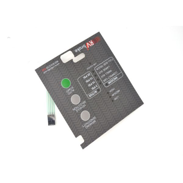 Multi Button Membrane Switch Panel For Household Appliance Water Resistant