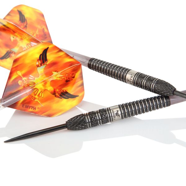E Myth Sponsored Dart Player Brad Hamill Steel Tip Tungsten Darts Set