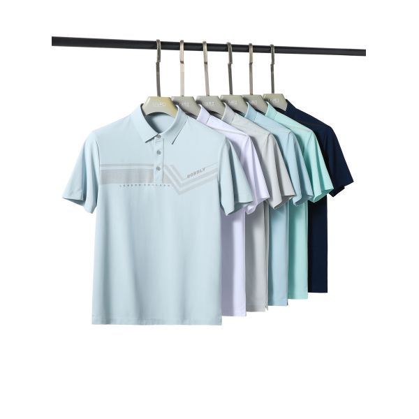 Manufacture Good Quality Custom Quick-drying Breathable Fabric Short-sleeved Polo T-Shirt for Men
