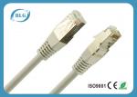 8 Number Conductor STP Patch Cable With AL Foil Shielded Solid Pure Copper