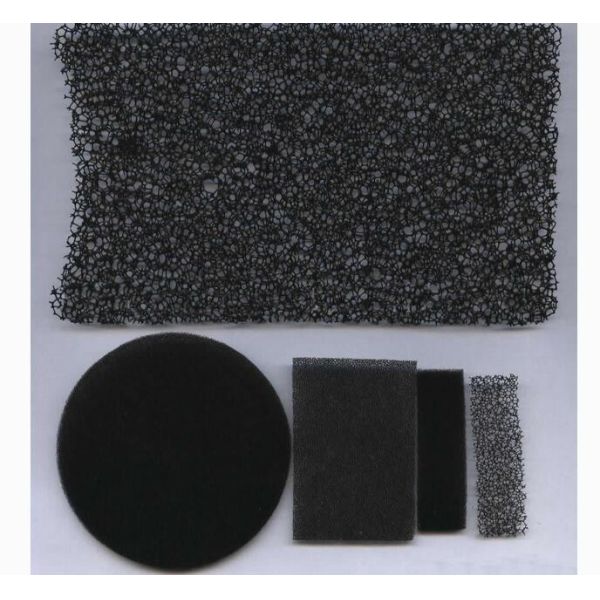 Close-up of filter sponge texture