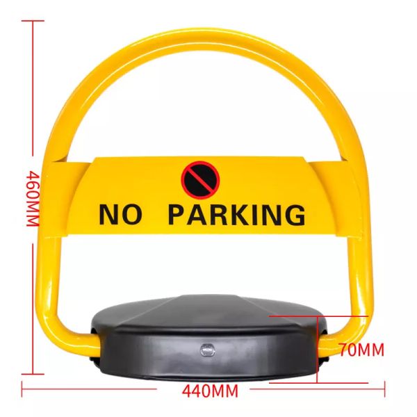 Car Barrier 46cm Rising Height Parking Space Lock Automatic Remote Control