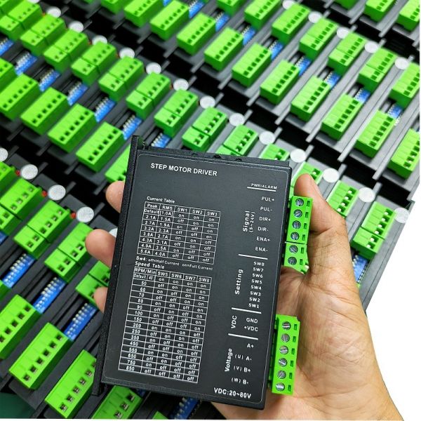 2-Phase Open-loop DM542/DM542-IO Stepper Motor Driver 32-bit DSP 1.0-4.2A DC 24-80V For Nema23 57mm Stepper Motor