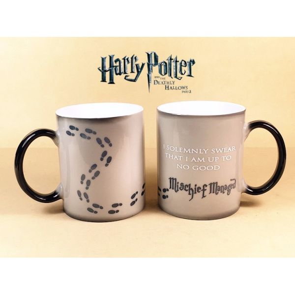 Harry Potter Mugs Mischief Managed Magic Coffee Cups 8*9.5cm OEM