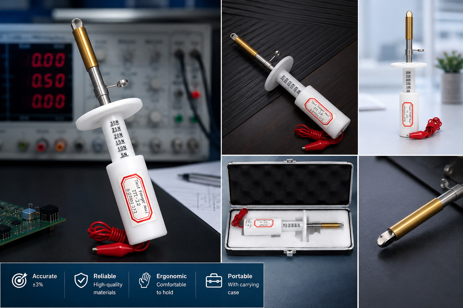 IEC Test Finger Probe for Mechanical Strength and Accessibility Testing of Household Electrical Appliances
