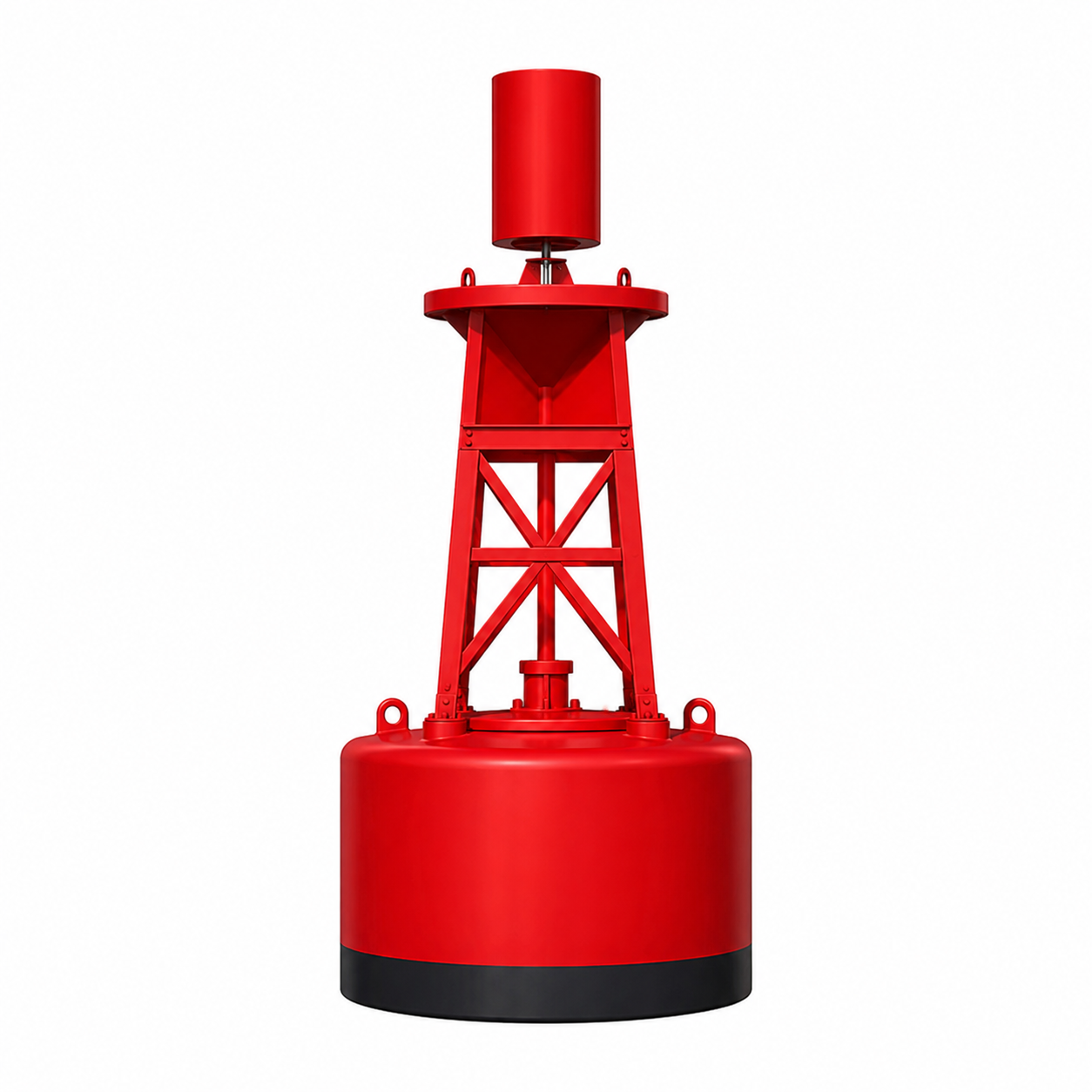 2400 mm High-Buoyancy Polyurethane Elastomer Navigation Buoy for Channel and Offshore Marking