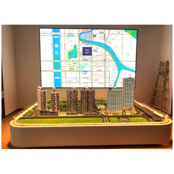 Modern Mixed Architectural Scale Model Office Building Architectural Model 1:100