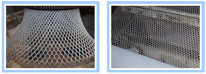 50mm Opening Hard Plastic Mesh Grid Polypropylene