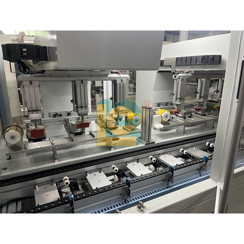 LC-PM6-150TAC 6-Color Closed Ink Cup Pad Printing Machine with Automatic Conveyor High-Speed Industrial Printing Equipment