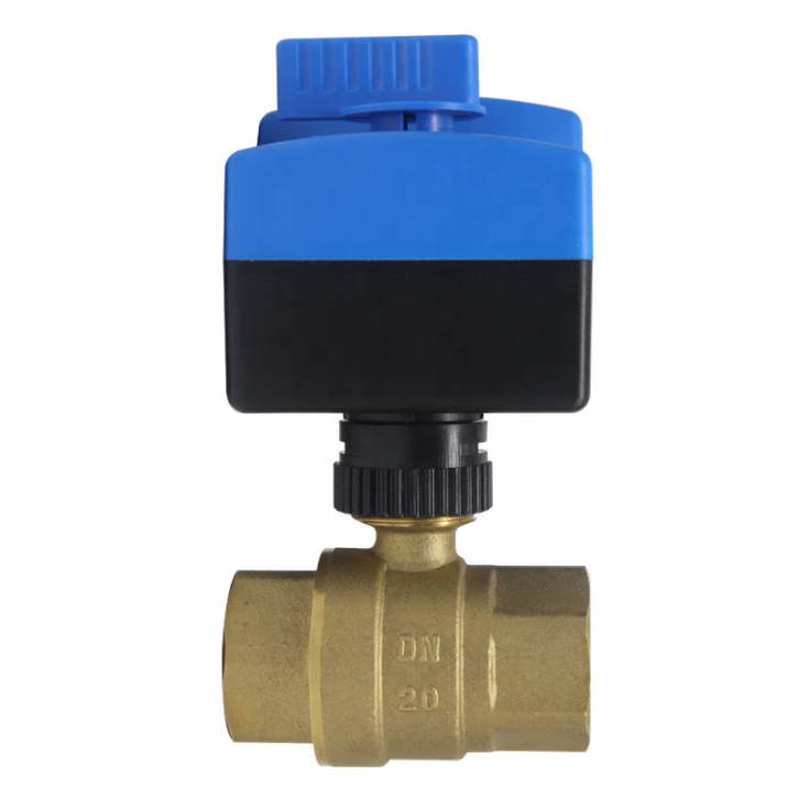 Manual electric ball water air compressor micro three-wire two-way valves