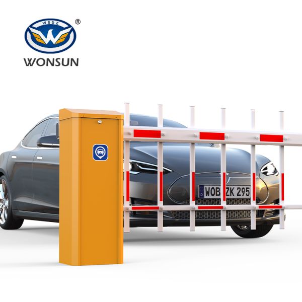 24VDC 6M Arm Automatic Boom Barrier Quickly Interchanged With Backup Battery Solar Power