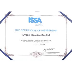 Dycon Cleantec Co.,Ltd Certifications