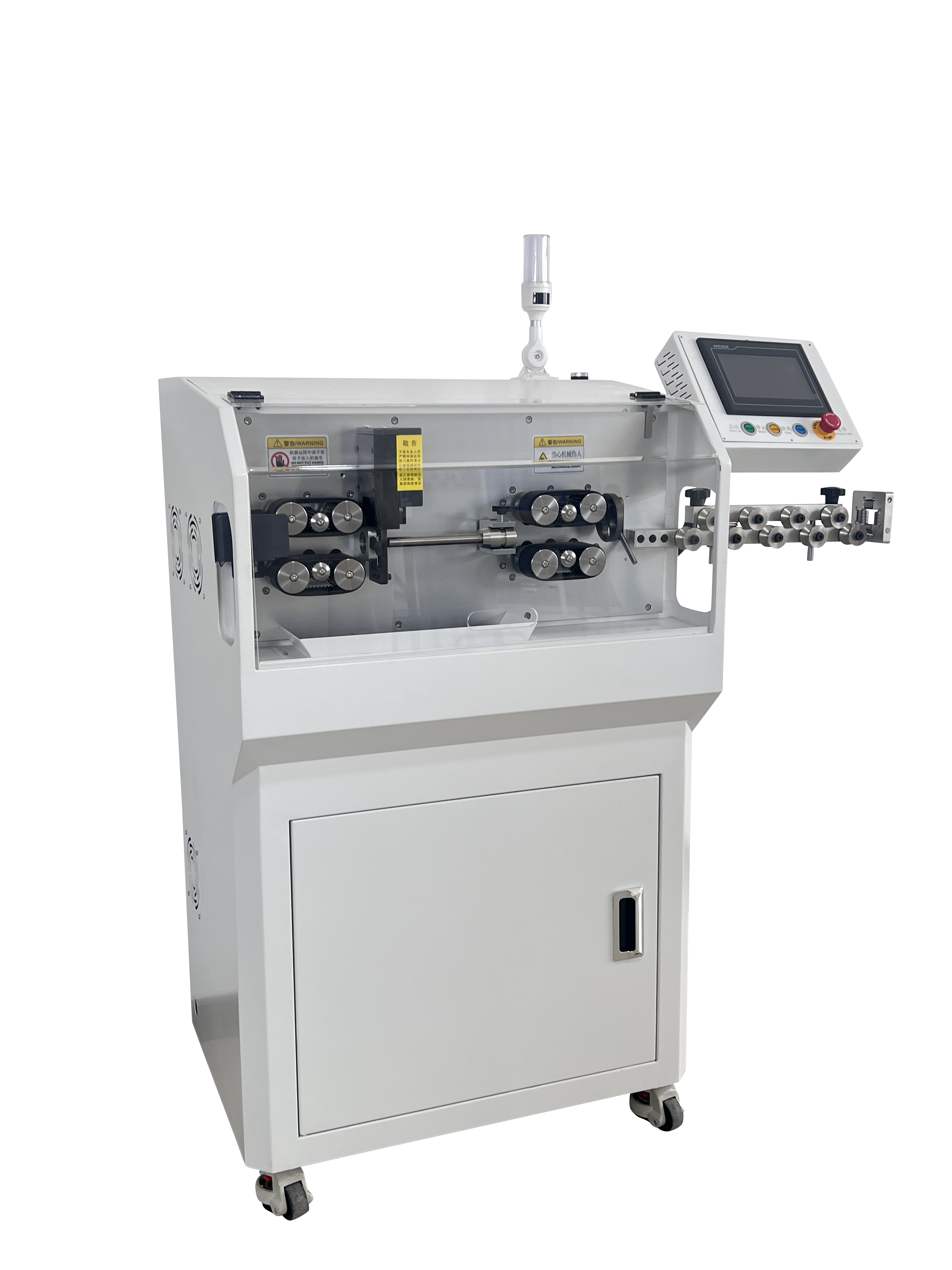 Factory Direct Fully Automatic Multi-function Cable Strip Machine HQ 800W Cable Max 95mm² Wire Stripping 12 Wheels Driving