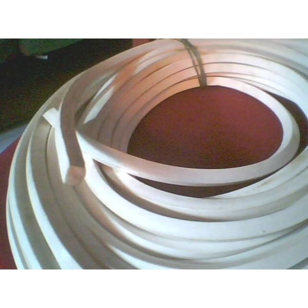 Extruded Silicone Sponge Rubber Foam Tape Strip With High Temp Tolerant