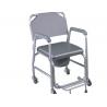 Buy cheap Aluminum Frame Folding Commode Chair , 3 In 1 Commode Chair With Wheels from wholesalers