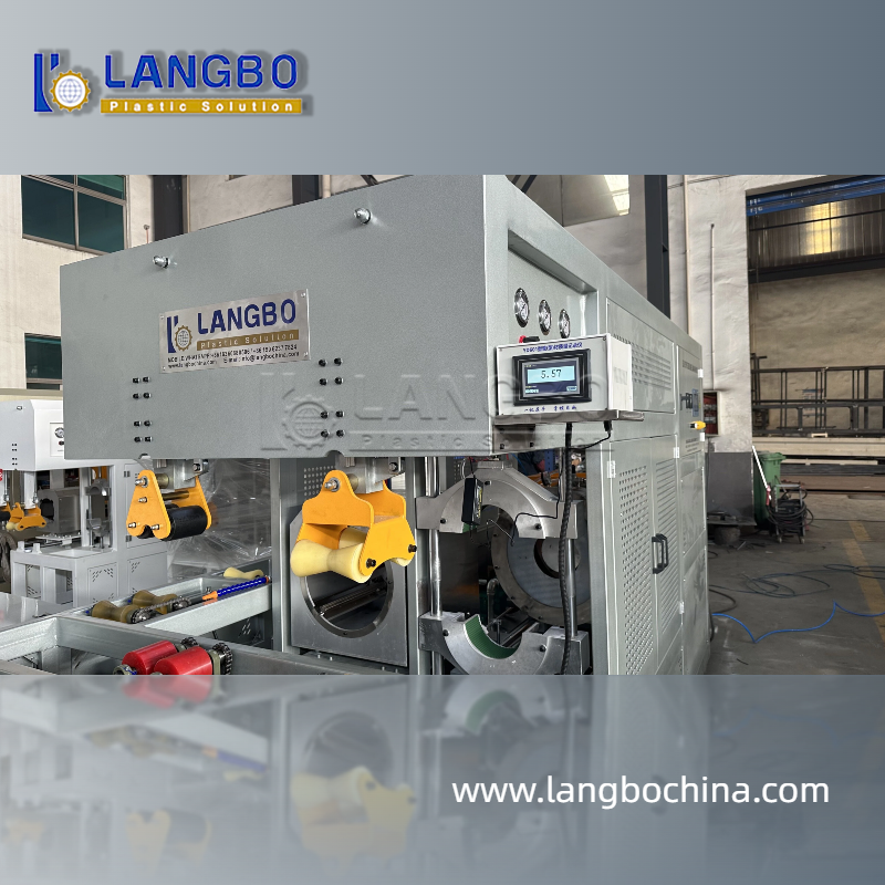 Automatic PVC Pipe Belling Machine with 16–630mm Belling Range, Reduced Manual Operation, and Double Heating Oven