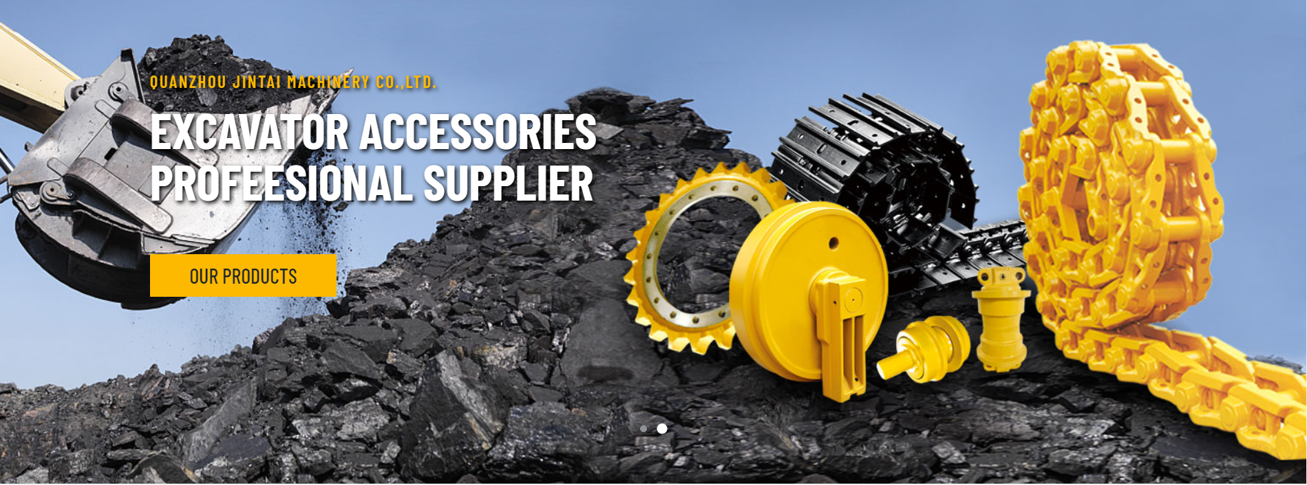 Impact Resistance Front Idler Assy Wooden Case Packaged Excavator Track Idler / Mini Excavator