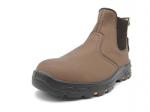 High Cut Slip On Chelsea Boots , Steel Toe Safety Boots Water Resistant