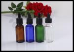Liquid Medicine Essential Oil Glass Bottles 30ml Non - Toxic Material Long