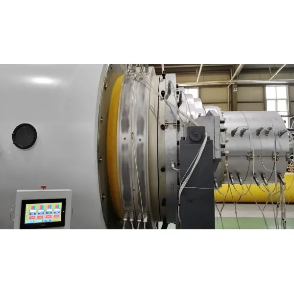Automatic HDPE Jacket Pipe Extrusion Line for PU Pre-Insulated Pipes
