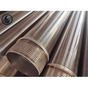 Buy cheap Ss316l Od140mm Johnson Wedge Wire Screens With Threaded Ends product