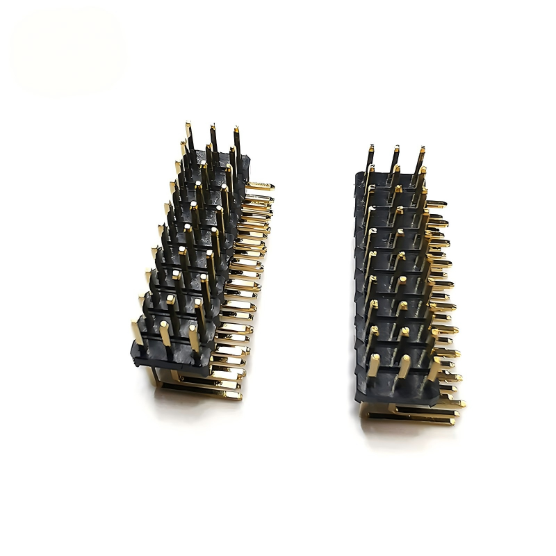 3.96 mm Three-Row Machined Pin Header for CNC Machine Tools & Industrial Controllers