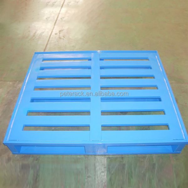 Stackable Steel Pallets 1 Layer Plate Type Storage Racking Accessories