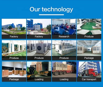 2.98KW 3P Top Blowing Air Source Heat Pump Heating And Refrigeration System Independent Installation