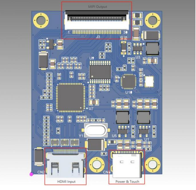 4-inch HDMI TFT LCD display  720×720 circular TFT LCD with MIPI interface PCAP