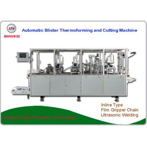 Buy cheap Dual Head Blister Thermoforming Machine , Blister Packaging Equipment 380V/18KW from wholesalers
