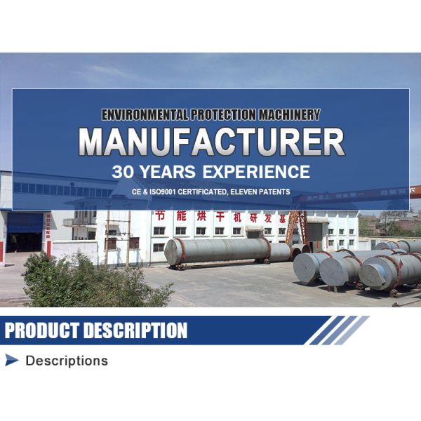 Energy Saving Automatic CE Certified Rotary Dryer Drum Drying Equipment for Grain and Nuts