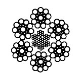 6×19(A) Galvanized Steel Wire Rope for Highway Guardrail with High Strength, Corrosion-Resistant and Durable Safety Cable