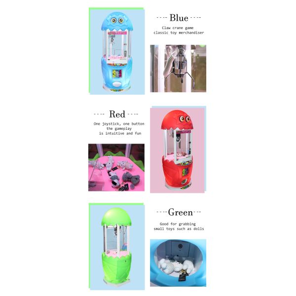 Claw Arcade Teddy Bear Plush Toy Crane Vending Machine