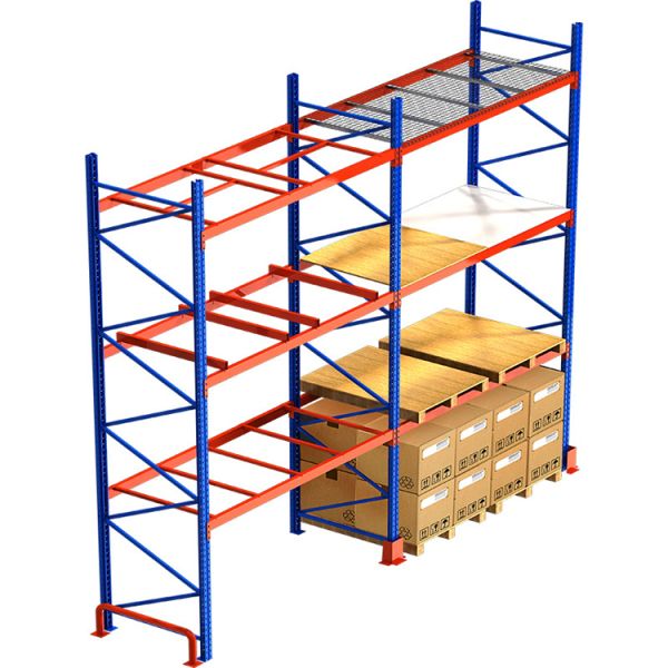 Custom Size Back To Back High Density Pallet Racking Beam Racking System