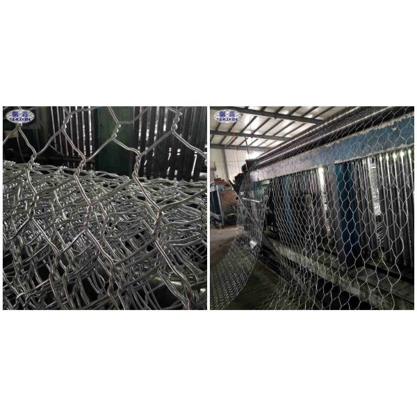 Galvanized Retaining Iron 2.2mm Wire Mesh Gabion Baskets 2x1x1m