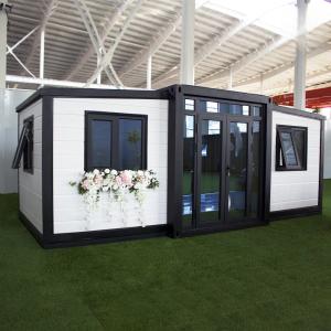 Buy cheap Compact Structure Expandable Container House Steel Frame Prefab Container Homes product
