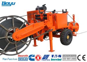 Buy cheap 77kw 103hp Transmission Line Stringing Equipment Hydraulic Puller Cummins Engine product