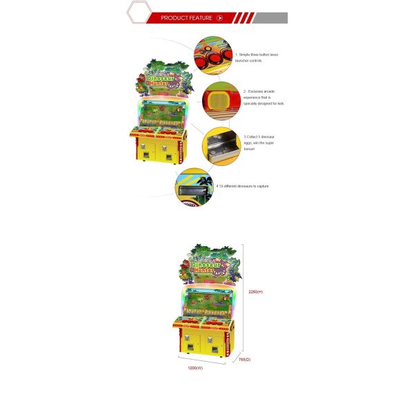 Amusement Park Lottery Ticket Game Machine With 42” LCD Monitor