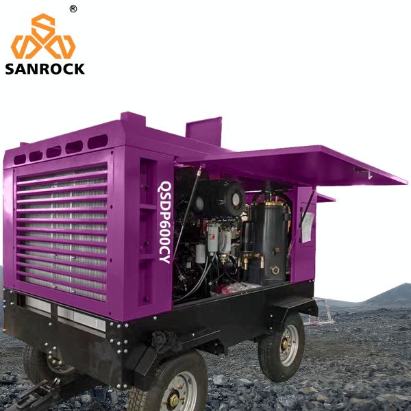 Mining High Pressure Diesel Screw Compressor Equipment