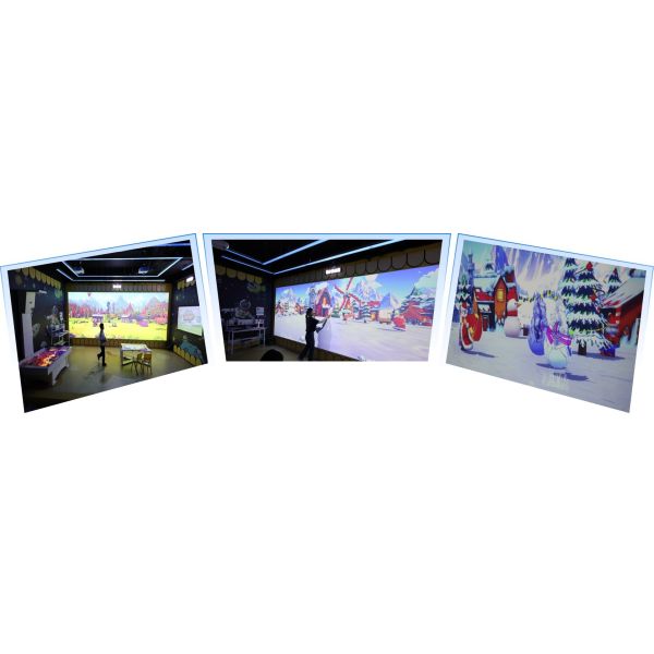 Support Multi-channel Setup Immersive Interactive Wall Drawing Game For Amusement Center