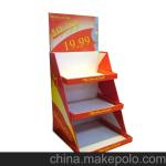 Litho CMYK Custom Printed Display Boxes Clay Coated Paper Yellow
