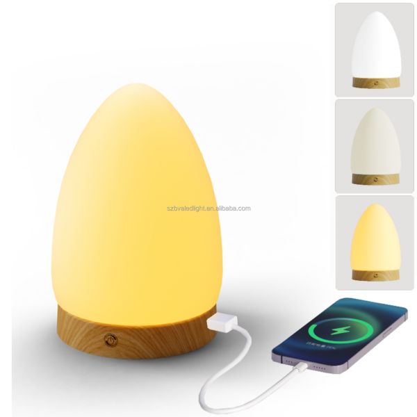 Desktop setup with therapy lamp and remote control