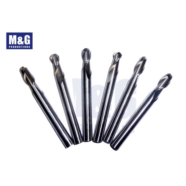 Ball Aluminum Solid Carbide End Mill Two Flute High Hardness Corner Radius End Mill